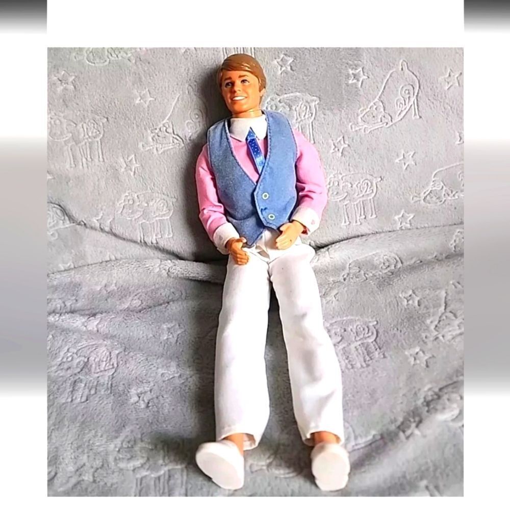 Vintage 1968 marked Mattel Ken Doll The Heart Family Barbie Doll